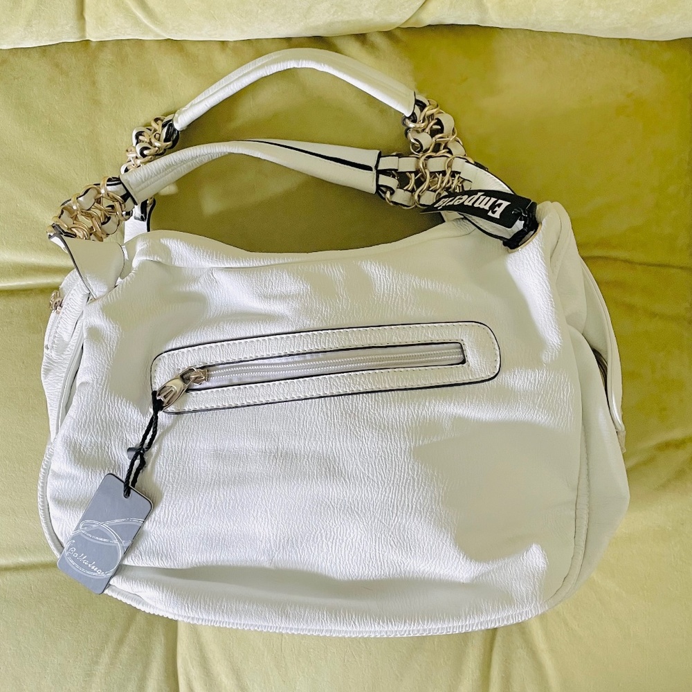 Emporia White Handbag